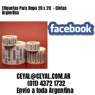 Etiquetas Para Ropa 20 x 20  – Cintas Argentina