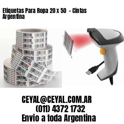 Etiquetas Para Ropa 20 x 50  – Cintas Argentina