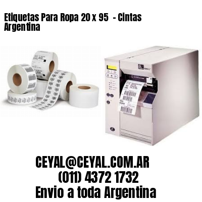 Etiquetas Para Ropa 20 x 95  – Cintas Argentina