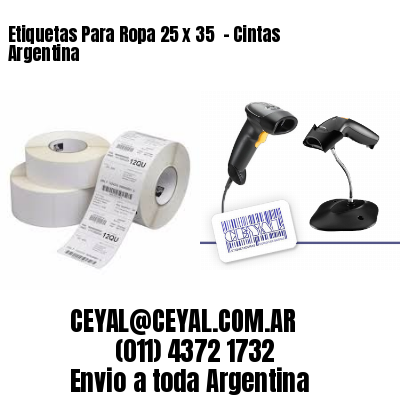 Etiquetas Para Ropa 25 x 35  – Cintas Argentina