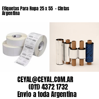 Etiquetas Para Ropa 25 x 55  – Cintas Argentina