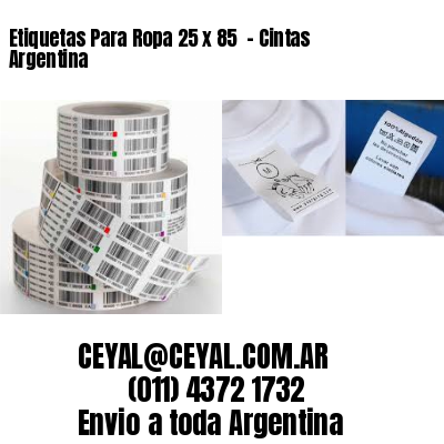 Etiquetas Para Ropa 25 x 85  – Cintas Argentina