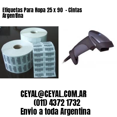 Etiquetas Para Ropa 25 x 90  – Cintas Argentina