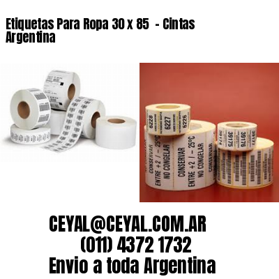 Etiquetas Para Ropa 30 x 85  – Cintas Argentina
