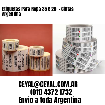 Etiquetas Para Ropa 35 x 20  – Cintas Argentina