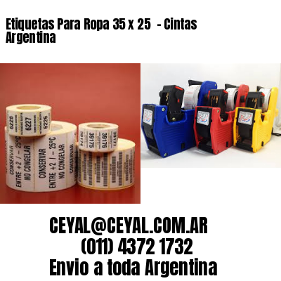 Etiquetas Para Ropa 35 x 25  – Cintas Argentina