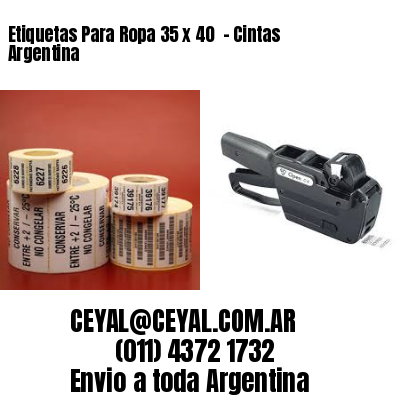 Etiquetas Para Ropa 35 x 40  – Cintas Argentina