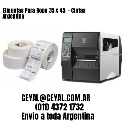 Etiquetas Para Ropa 35 x 45  – Cintas Argentina