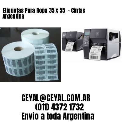 Etiquetas Para Ropa 35 x 55  – Cintas Argentina