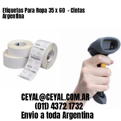 Etiquetas Para Ropa 35 x 60  – Cintas Argentina