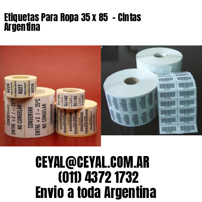 Etiquetas Para Ropa 35 x 85  – Cintas Argentina