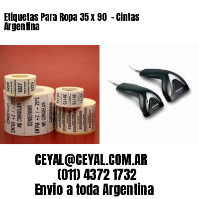Etiquetas Para Ropa 35 x 90  – Cintas Argentina