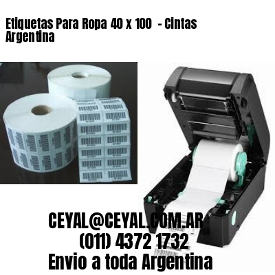Etiquetas Para Ropa 40 x 100  – Cintas Argentina