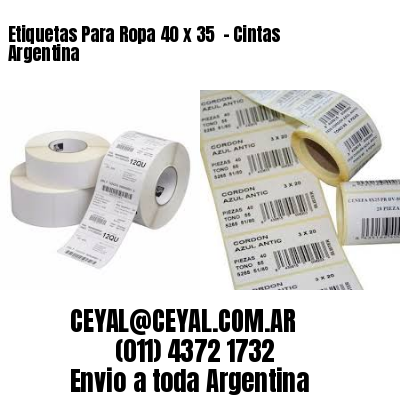 Etiquetas Para Ropa 40 x 35  – Cintas Argentina