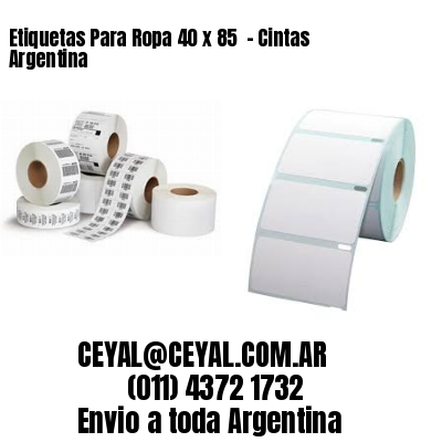 Etiquetas Para Ropa 40 x 85  – Cintas Argentina