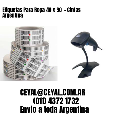 Etiquetas Para Ropa 40 x 90  – Cintas Argentina