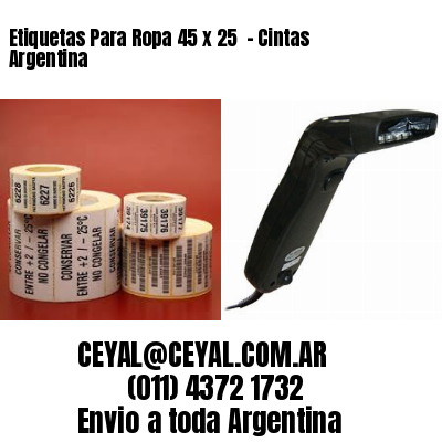 Etiquetas Para Ropa 45 x 25  – Cintas Argentina