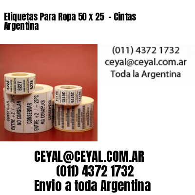 Etiquetas Para Ropa 50 x 25  – Cintas Argentina
