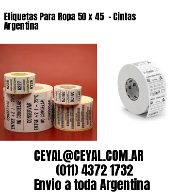 Etiquetas Para Ropa 50 x 45  – Cintas Argentina