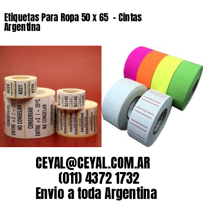 Etiquetas Para Ropa 50 x 65  – Cintas Argentina