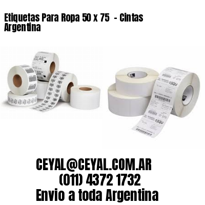 Etiquetas Para Ropa 50 x 75  – Cintas Argentina