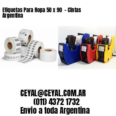 Etiquetas Para Ropa 50 x 90  – Cintas Argentina