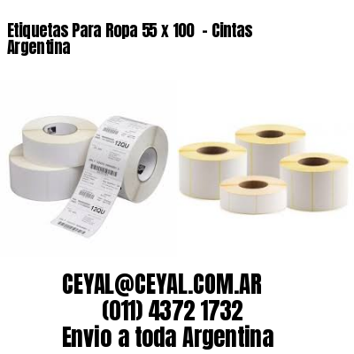 Etiquetas Para Ropa 55 x 100  – Cintas Argentina