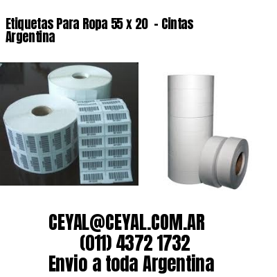 Etiquetas Para Ropa 55 x 20  – Cintas Argentina
