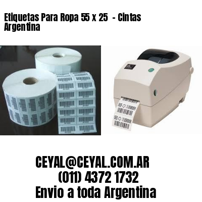 Etiquetas Para Ropa 55 x 25  – Cintas Argentina