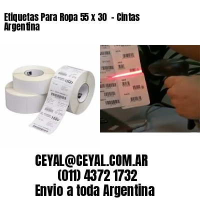 Etiquetas Para Ropa 55 x 30  – Cintas Argentina