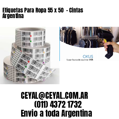 Etiquetas Para Ropa 55 x 50  – Cintas Argentina