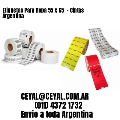 Etiquetas Para Ropa 55 x 65  – Cintas Argentina