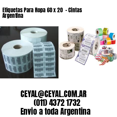 Etiquetas Para Ropa 60 x 20  – Cintas Argentina