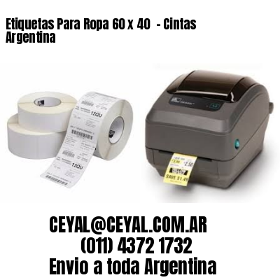 Etiquetas Para Ropa 60 x 40  – Cintas Argentina