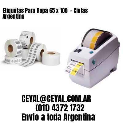 Etiquetas Para Ropa 65 x 100  – Cintas Argentina