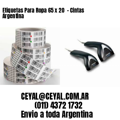Etiquetas Para Ropa 65 x 20  – Cintas Argentina