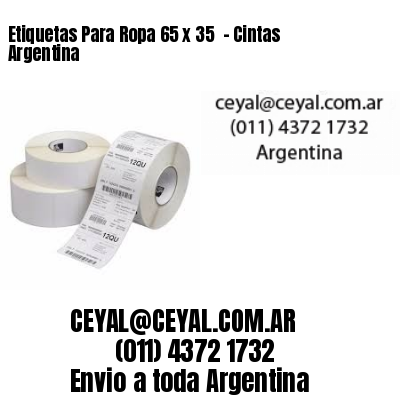 Etiquetas Para Ropa 65 x 35  – Cintas Argentina
