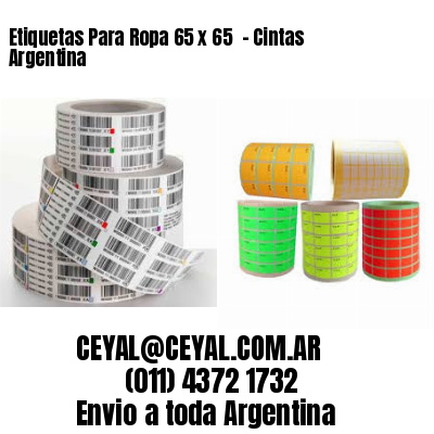 Etiquetas Para Ropa 65 x 65  – Cintas Argentina