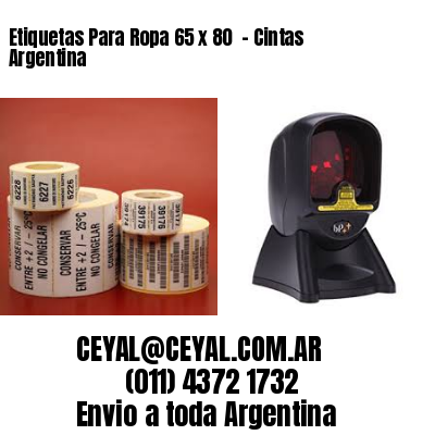 Etiquetas Para Ropa 65 x 80  – Cintas Argentina