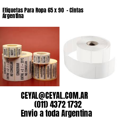 Etiquetas Para Ropa 65 x 90  – Cintas Argentina