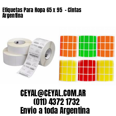 Etiquetas Para Ropa 65 x 95  – Cintas Argentina
