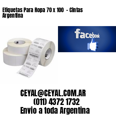 Etiquetas Para Ropa 70 x 100  – Cintas Argentina