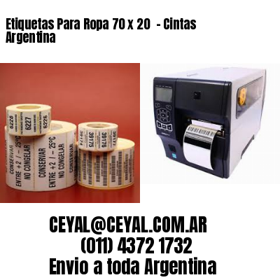 Etiquetas Para Ropa 70 x 20  – Cintas Argentina