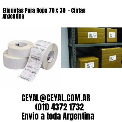Etiquetas Para Ropa 70 x 30  – Cintas Argentina