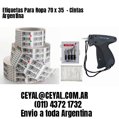 Etiquetas Para Ropa 70 x 35  – Cintas Argentina