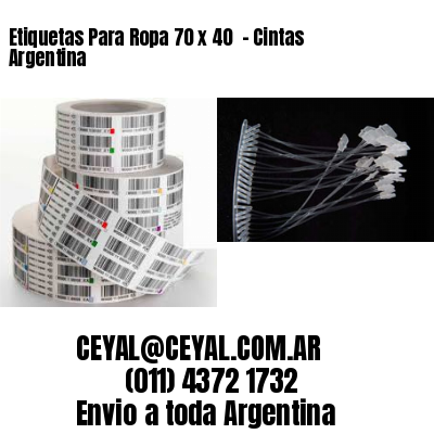 Etiquetas Para Ropa 70 x 40  – Cintas Argentina