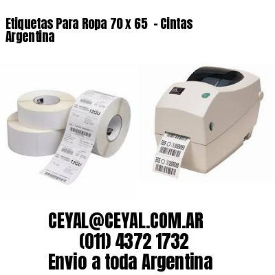 Etiquetas Para Ropa 70 x 65  – Cintas Argentina