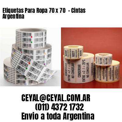 Etiquetas Para Ropa 70 x 70  – Cintas Argentina
