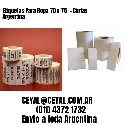 Etiquetas Para Ropa 70 x 75  – Cintas Argentina
