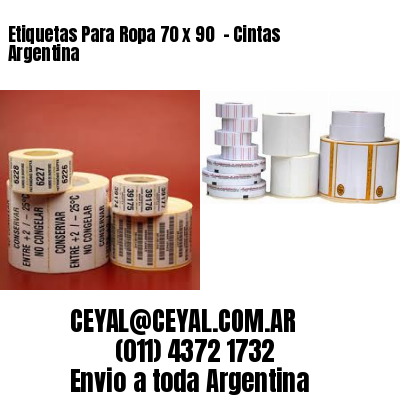 Etiquetas Para Ropa 70 x 90  – Cintas Argentina